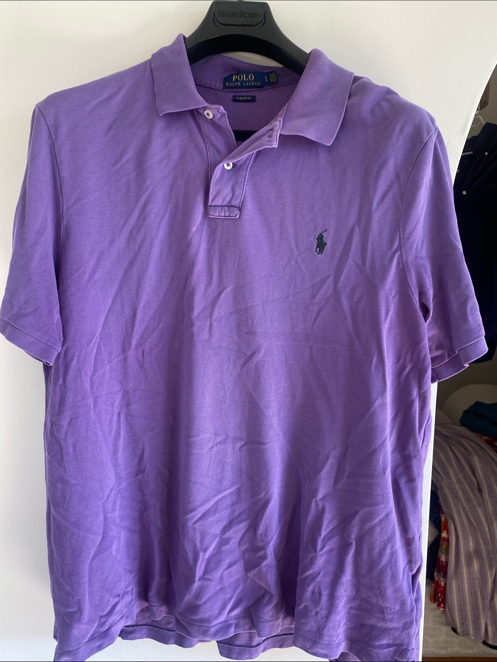 Vintage Polo by Ralph Lauren Lavender Short Sleeve Polo Shirt